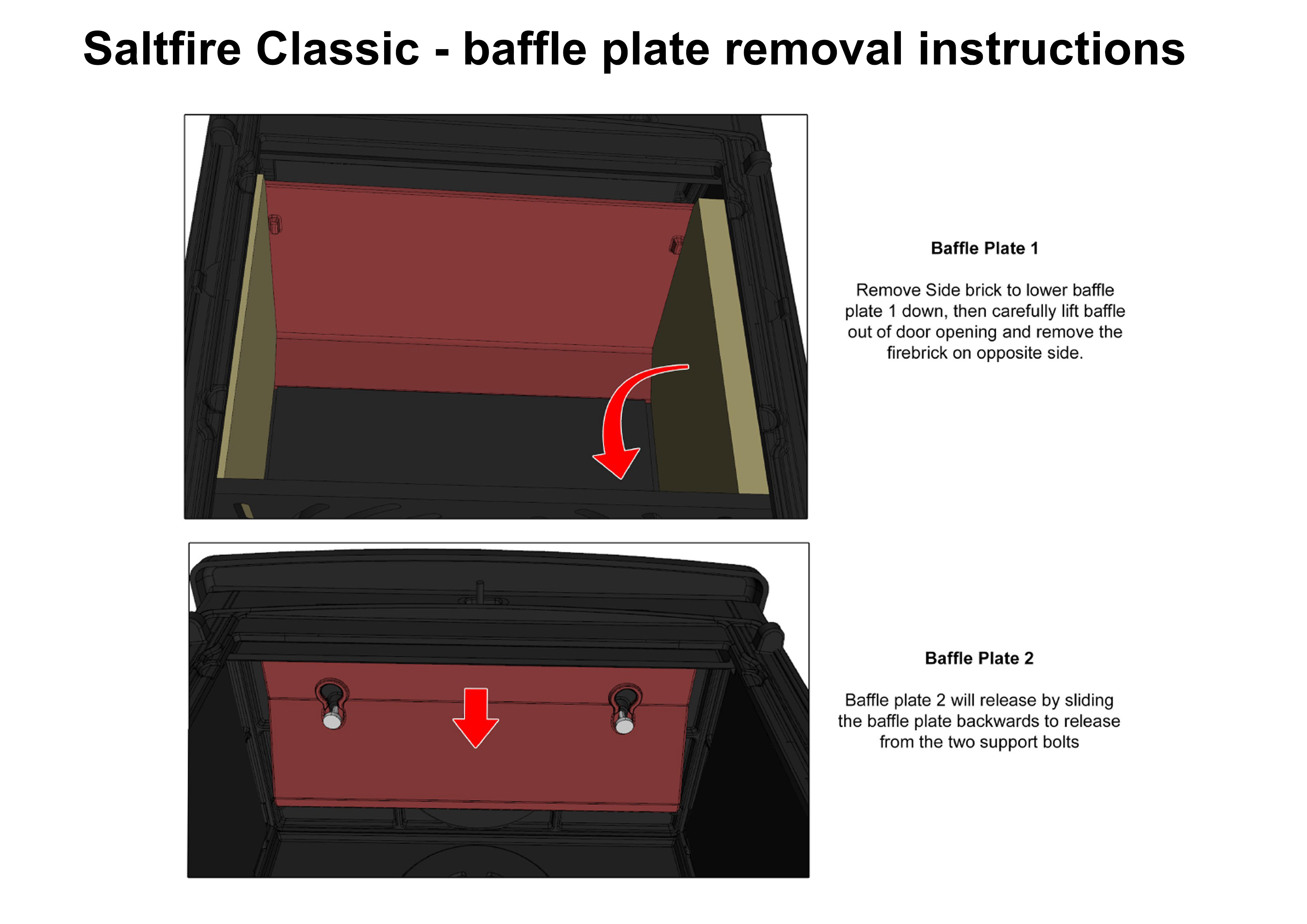 Baffle Plate Removal Instructions